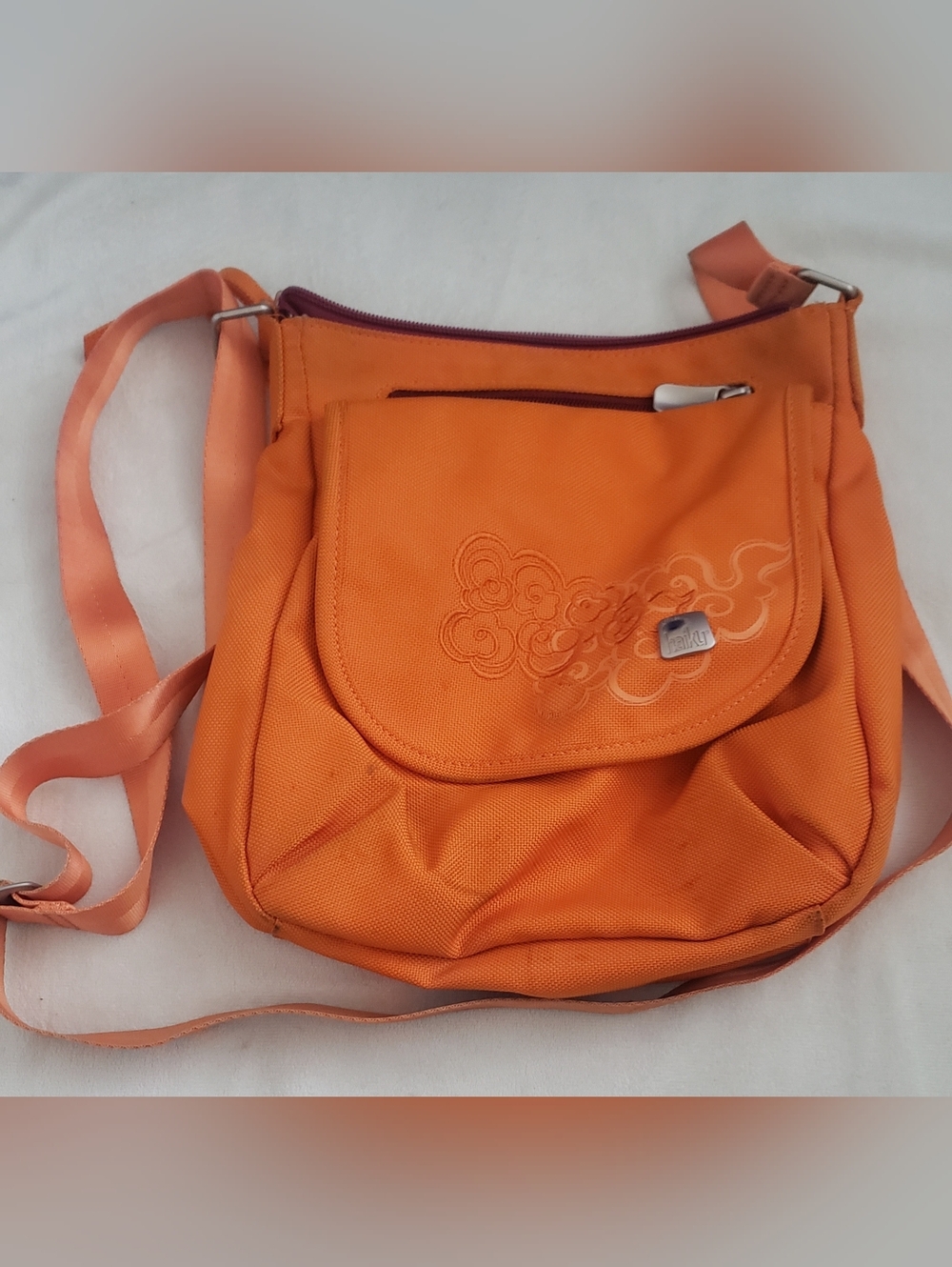Haiku Orange Crossbody Bag